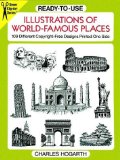 Hogarth, Charles: Ready-to-Use Illustrations of World-Famous Places: 109 Different Copyright-Free Designs Printed One Side
