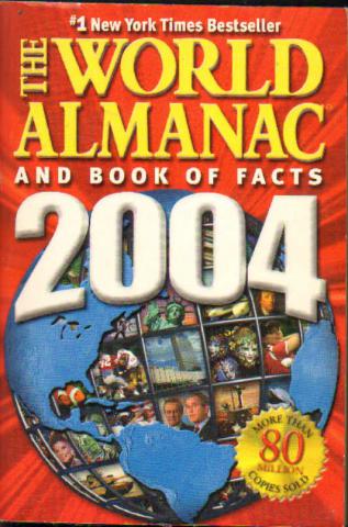 [ ]: The World Almanac and Book of Facts 2004