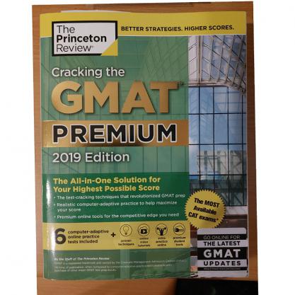 [ ]: Cracking the GMAT. Premium 2019 Edition