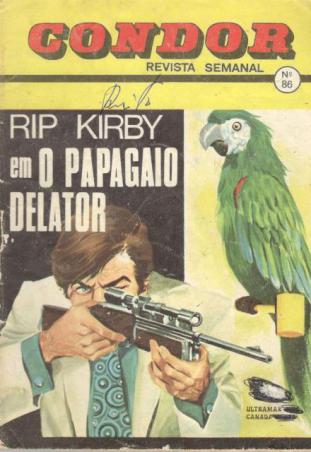 [ ]: Rip Kirby em o papagaio delator. 