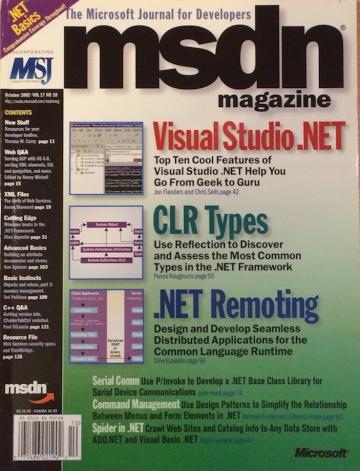  "MSDN magazine"