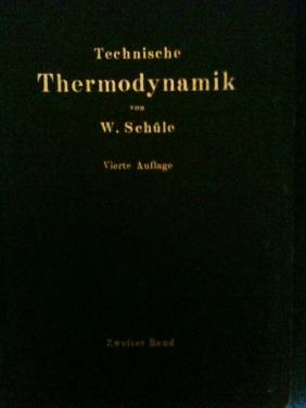 Schule, Von W.: Thermodynamik