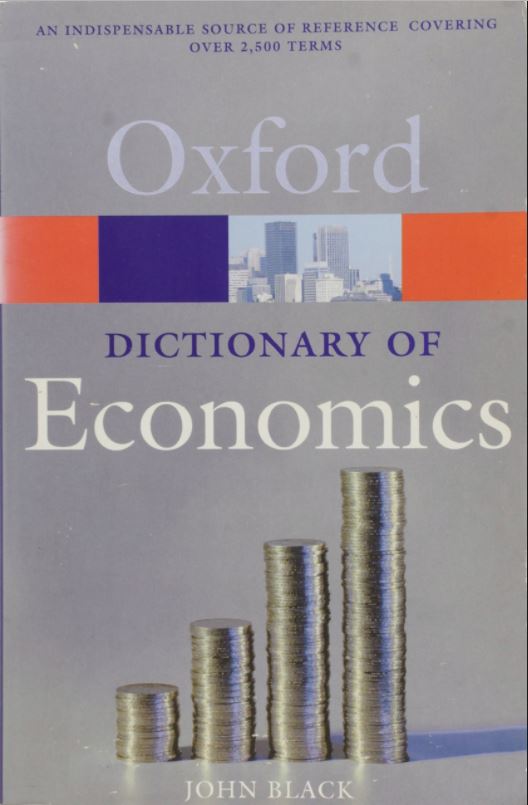 Black, John: Dictionary of Economics