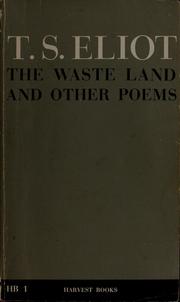 Eliot, T.S.: The Waste Land and Other Poems