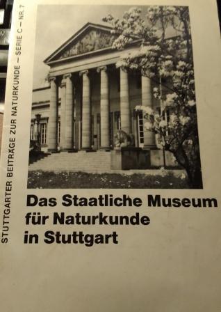 Ziegler, Bernhard: Das Staatliche Museum fuer Naturkunde in Stuttgart