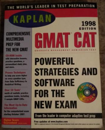 . Ratajczak, Donna  .: KAPLAN GMAT CAT 1998 Graduate Management Admission Test