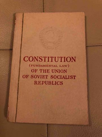 [ ]: Constitution (Fundamental Law) of the Union of Soviet Socialist Republics. ( )