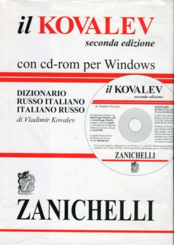 Kovalev, V.: Il Kovalev. Dizionario russo-italiano, italiano-russo. Con CD-ROM
