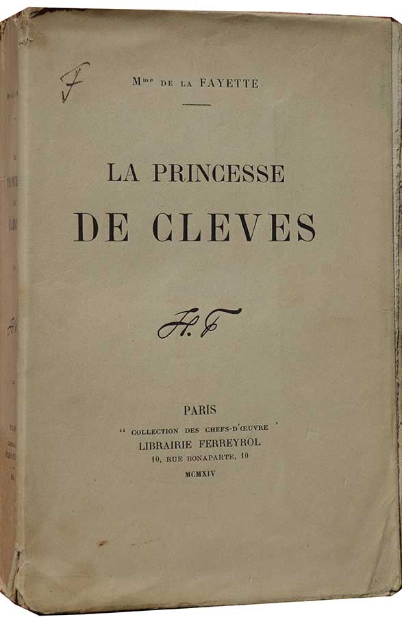 La Fayette, Madam De: La Princesse De Cleves