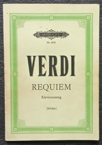 Verdi, Giuseppe: Requiem (totenmesse). Klavierauszug