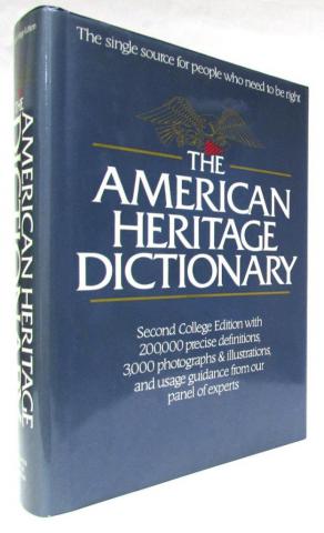 Morris, W.: The American Heritage Dictionary