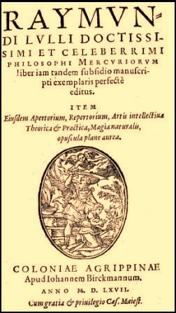 Lulle, Raymund; , : Mercuriorum Liber.  