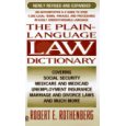Rothenberg, Robert: The Plain-English Law Dictionary