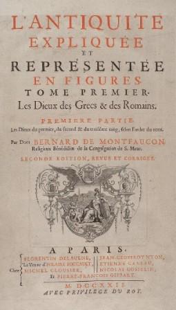 Montfaucon, Bernard De; ,  : L'Antiquite... ...