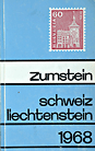 [ ]: Zumstein. Katalog Schweiz/Liechtenstein und Campione. 1968