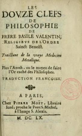 Valentin, Basile; , : Les Douse Clefs de Philosophie (  )