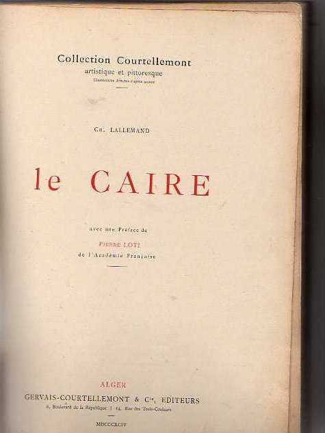 Lallemand, Ch.: Le Caire