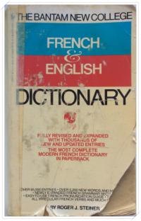 Steiner, Roger J.: French & English dictionary
