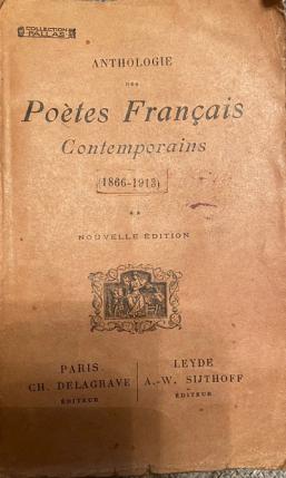 . Walch, Gerard: Anthologie des Poetes Francais Contemporains. 1866-1913 (   )
