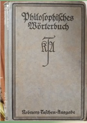Schmidt, Heinrich: Philosophisches Woerterbuch