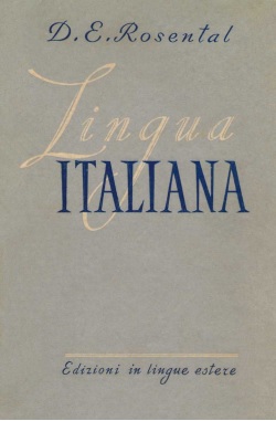 , ..; Rosental, D:  . Lingua Italiana