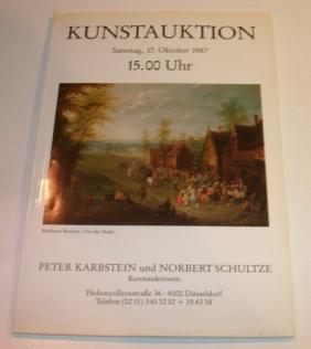 [ ]: Kunstauktion. Peter Karbstein und Norbet Schultze. 